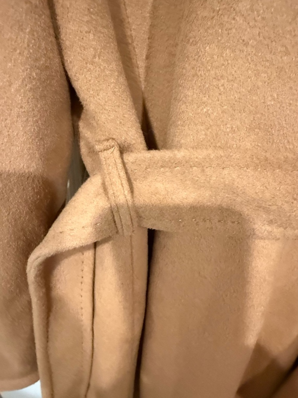 Michael Kors Camel/Brown Belted wrap Coat - Picture 9 of 10